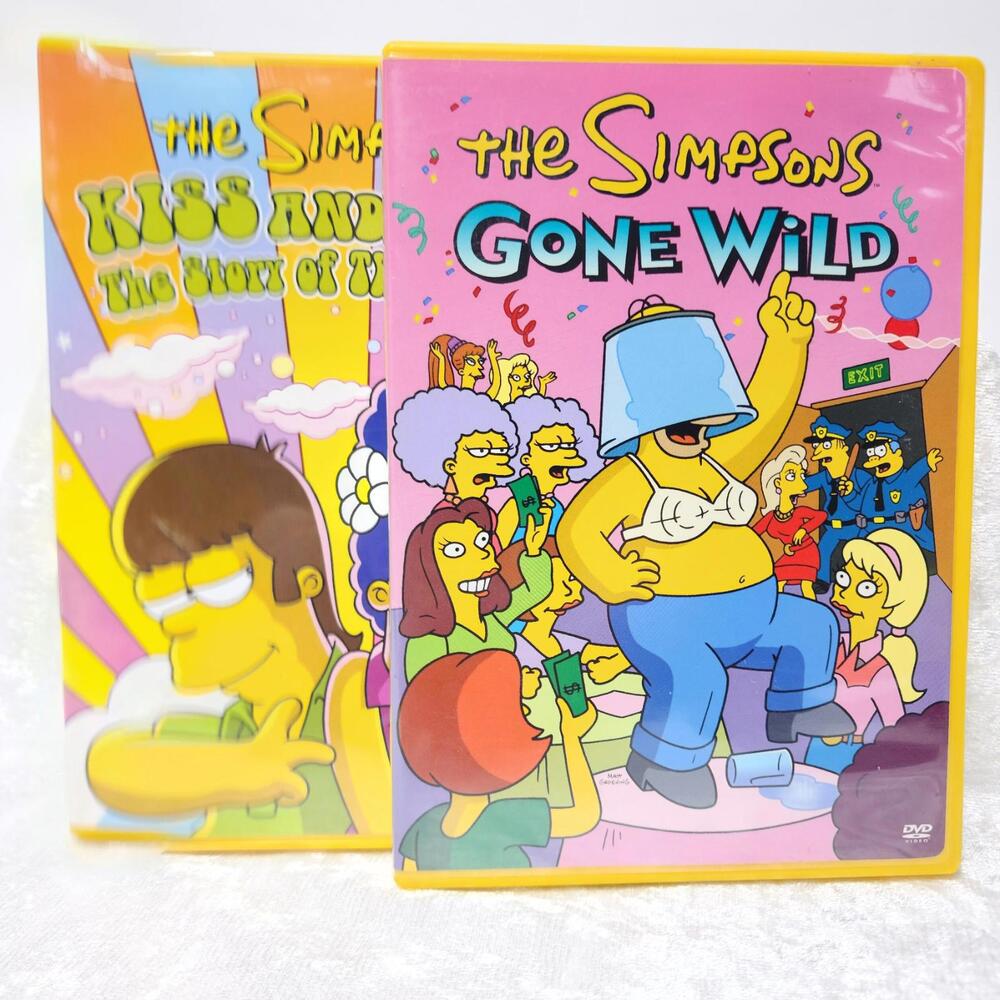 The Simpsons: Gone Wild & Kiss and Tell DVD's Great Condition